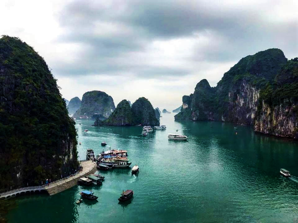 The surreal landscape in Halong Bay-Marsontheroad.com